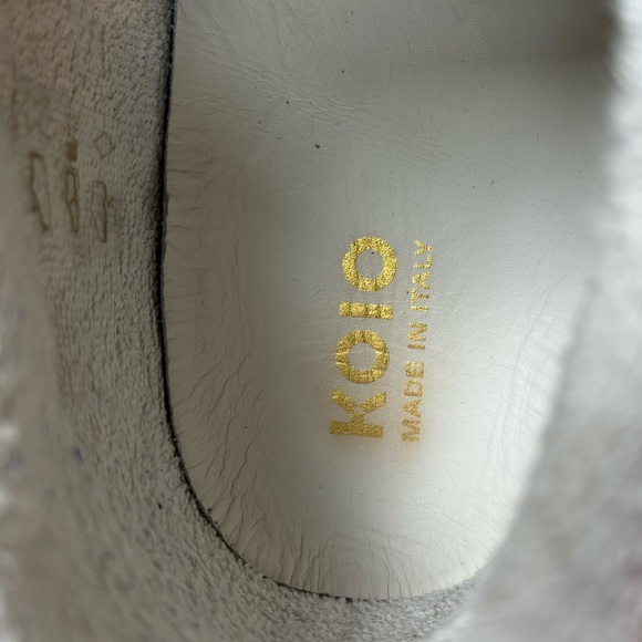 Men’s Koio Metro Sneaker Antique White size 13 Italian Leather - Picture 5 of 8